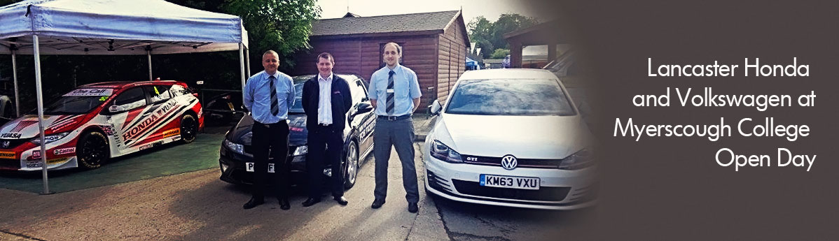 Lancaster Honda and Lancaster Volkswagen attend the Myerscough college open day